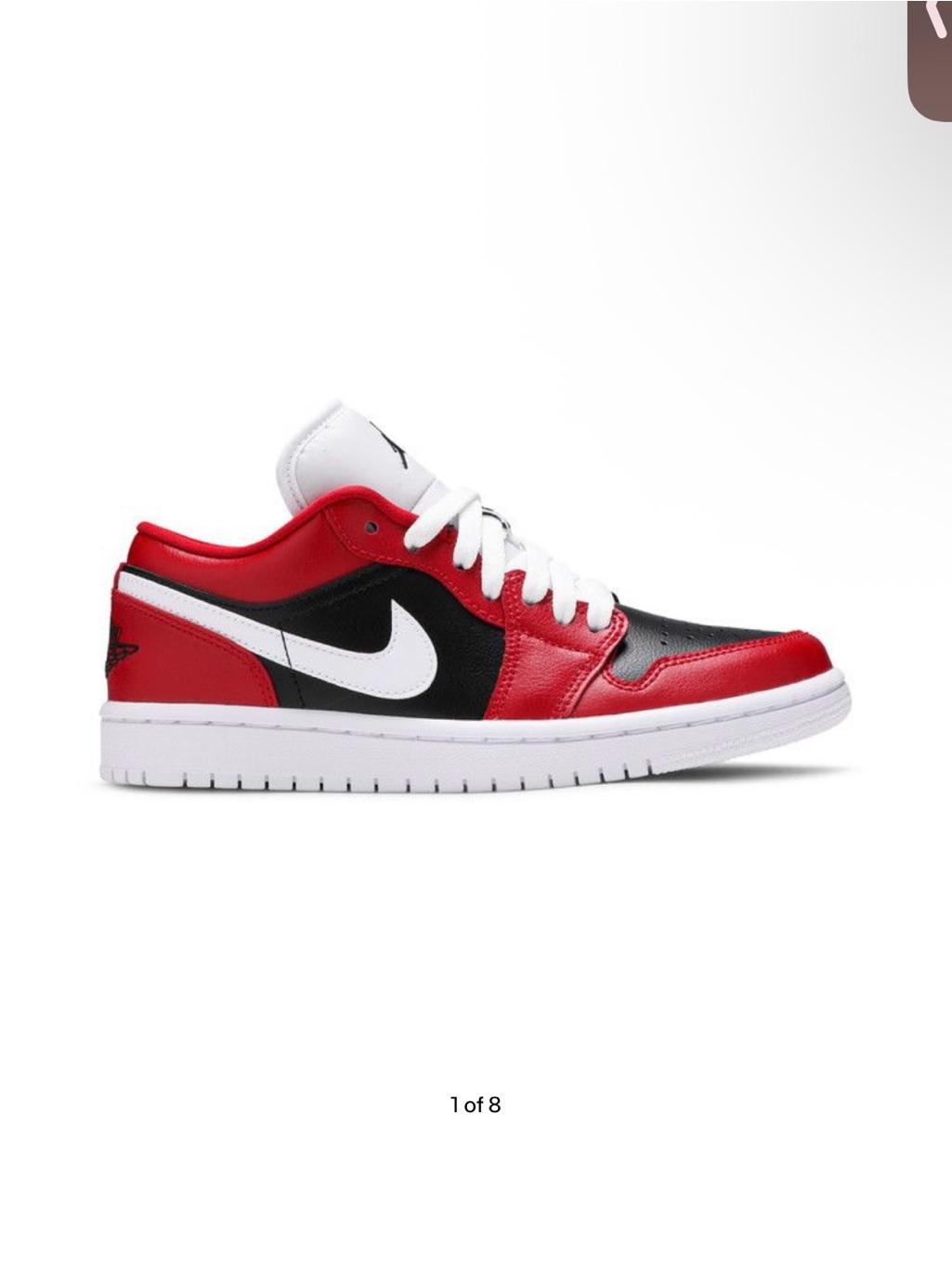 Men’s 10/Wmns 11.5, Air Jordan 1 Low Chicago Flip’